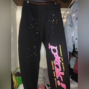 Sp5der P*nk Sweatpants with Receipt